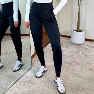 SPANX Women's Black High-Waist Joggers